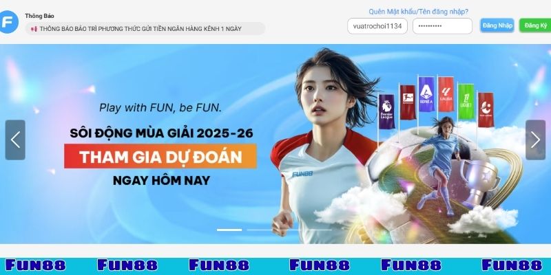 Cách đăng nhập FUN88 chuẩn không cần chỉnh