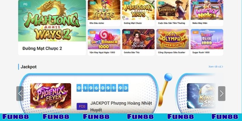 Một số game nổ hũ FUN88 cực chất Một số game nổ hũ FUN88 cực chất